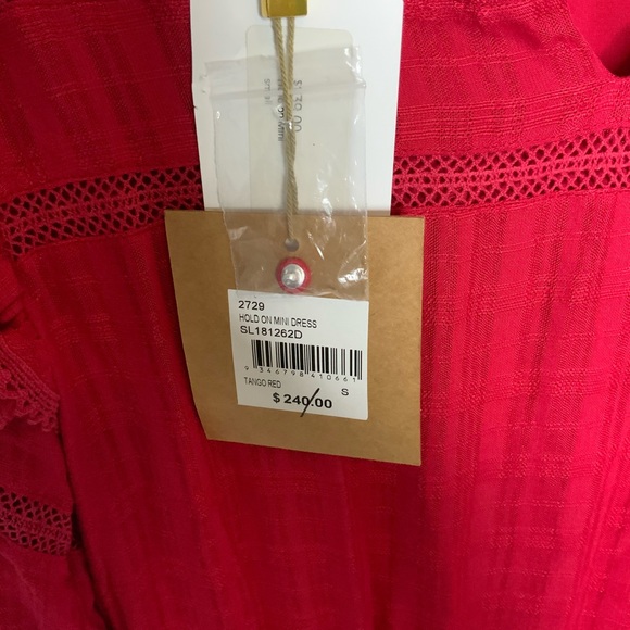 Stevie May Hold On Mini Dress NWT Small Red - Picture 5 of 7